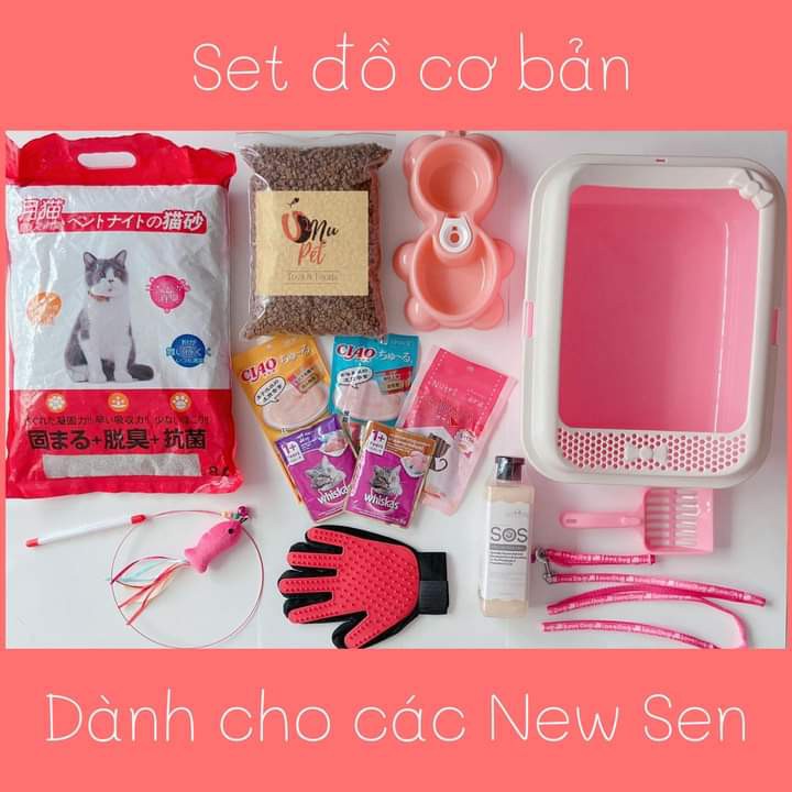 Combo sản phẩm cho gia đình mới nuôi mèo (mèo trưởng thành)