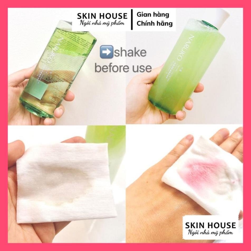 Nước Tẩy Trang Naruko Tea Tree Shake Up Cleansing Water 2 Lớp Tràm Trà Cho Da Dầu Mụn 190ml