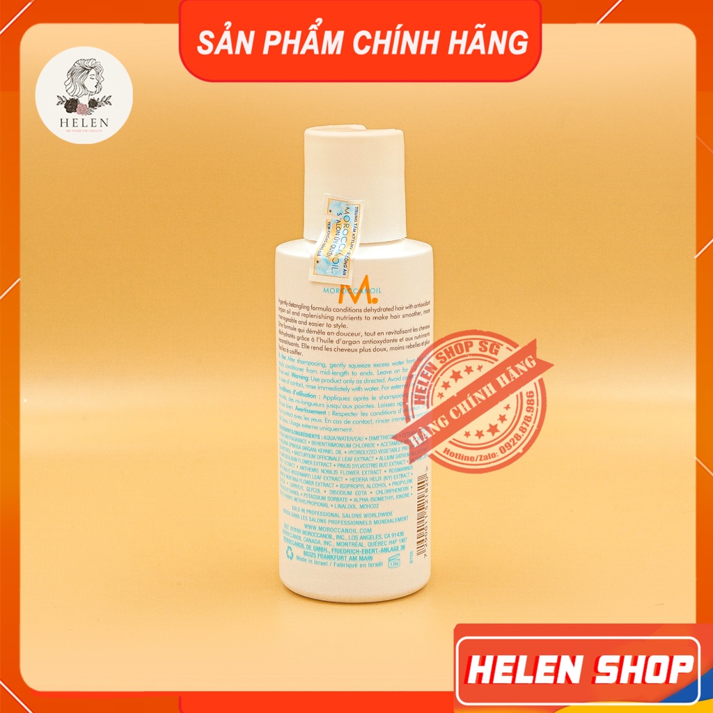 Combo Gội Xả Moroccanoil + Tinh dầu dưỡng 15ML - Hàng Chính Hãng