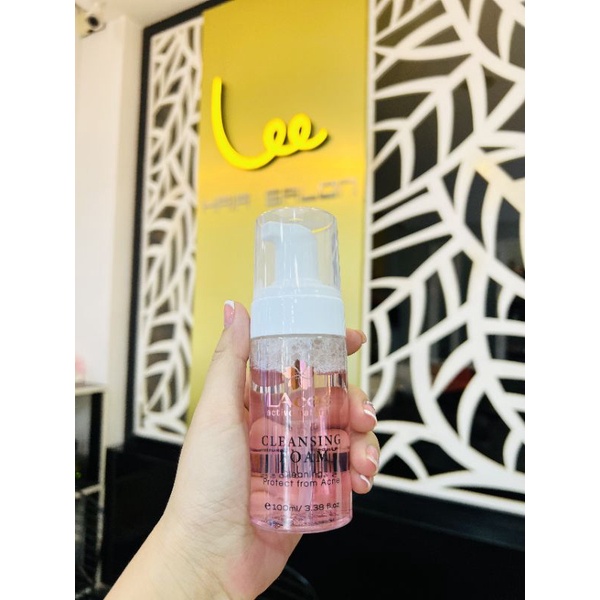 Sữa rửa mặt tạo bọt LAcos Cleansing Foam sạch nhờn bay mụn chai 100ml