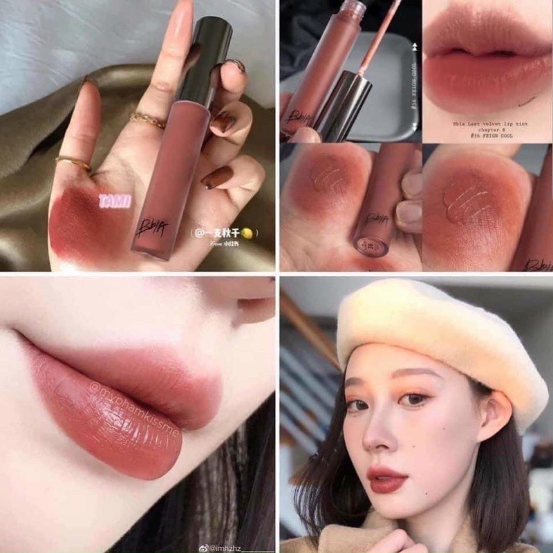 Son kem lì Bbia Last Velvet Lip Tint Version 8 màu #38 Feign Fine 5g / Màu 25 / Màu 36