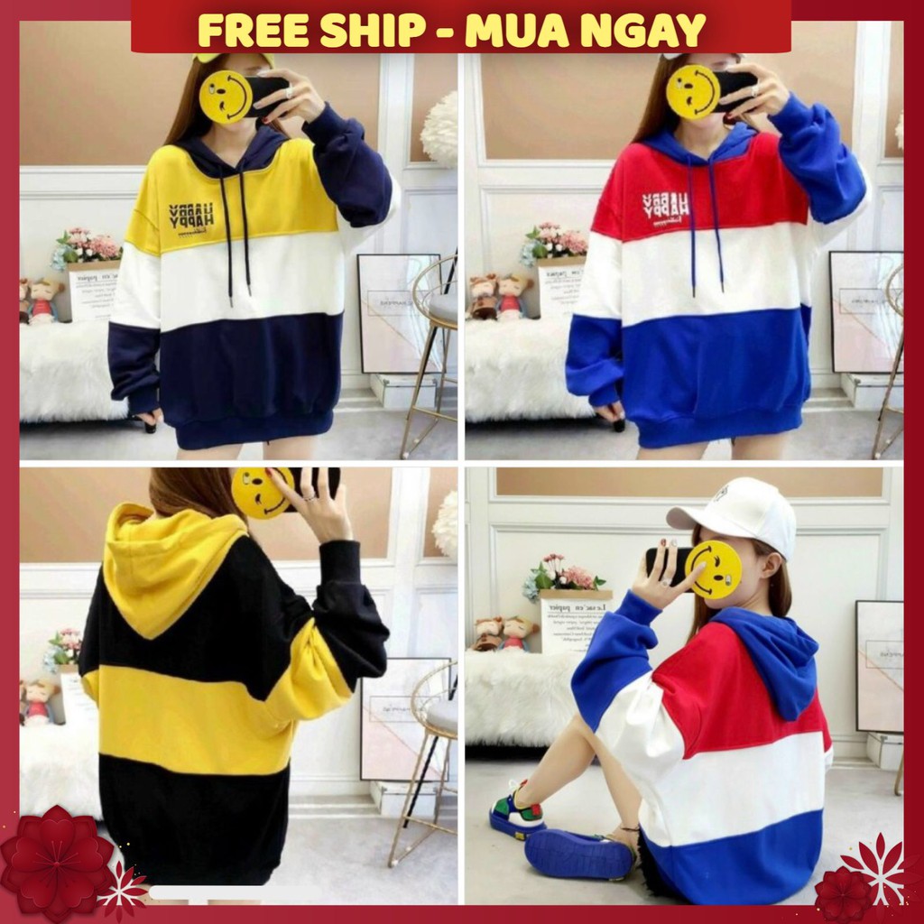 ÁO HOODIE NỮ áo khoác hoodie VẢI NỈ NHIỀU MÀU ( HBBD) AO HOODIE FREE SIZE DƯỚI 60KG | BigBuy360 - bigbuy360.vn