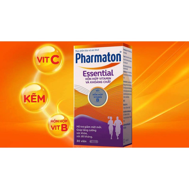Viên Uống Tăng Cường Sức Khỏe Pharmaton Essential - Lọ 30 viên