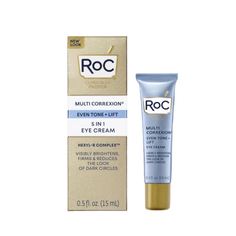 Kem chống nhăn vùng mắt Roc Retinol Correxion Eye Cream 15ml 5 in one