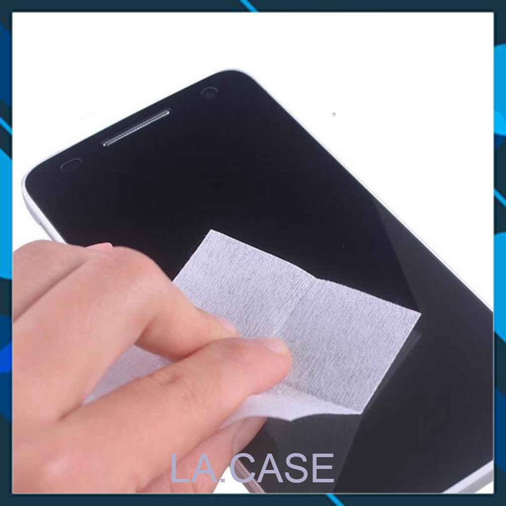 Bộ Khăn Giấy Lau Vệ Sinh 2 Miếng Ướt Khô - Vệ Sinh Màn Hình Điện Thoại, Laptop, Cường Lực, Kính, Skin