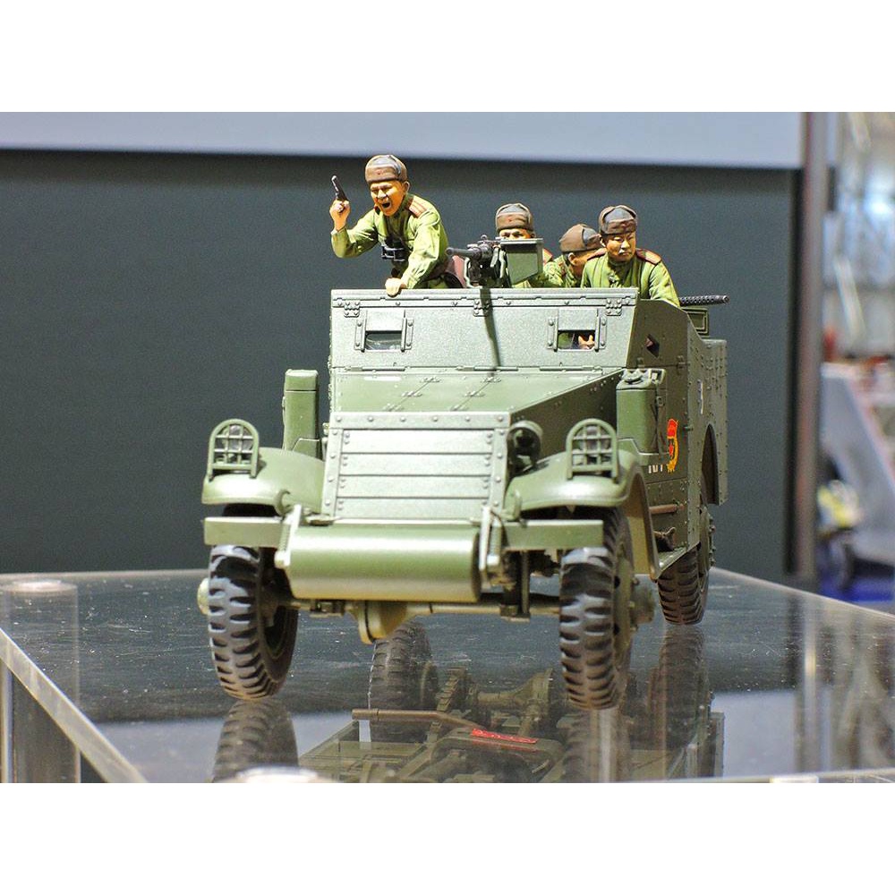 Mô hình lắp ráp quân sự 1/35 SCALE M3A1 SCOUT CAR 35363 Tamiya - GDC