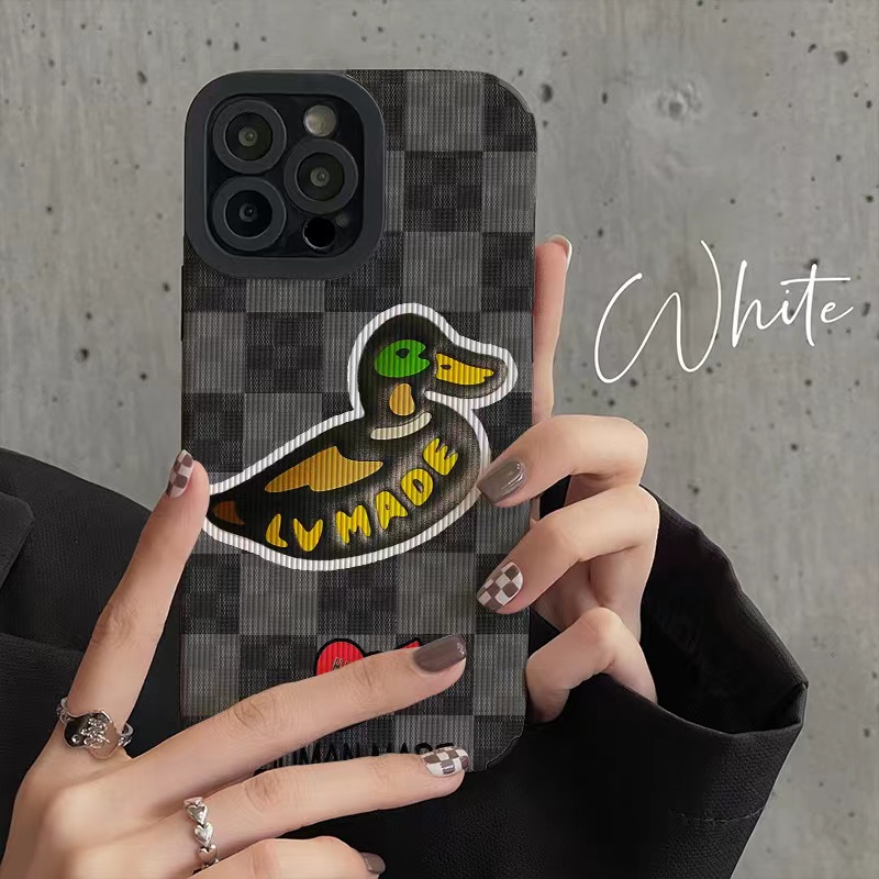 Ốp Điện Thoại Da Vịt Sang Trọng Cho iphone 13 Pro Max i13 13pro 11 Pro Max i11 X XR Xs Max 7plus 8plus 12Pro 12 Pro Max