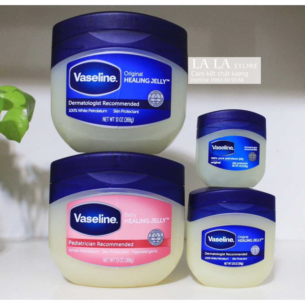 Sáp dưỡng ẩm Vaseline Pure Petrolium Jelly