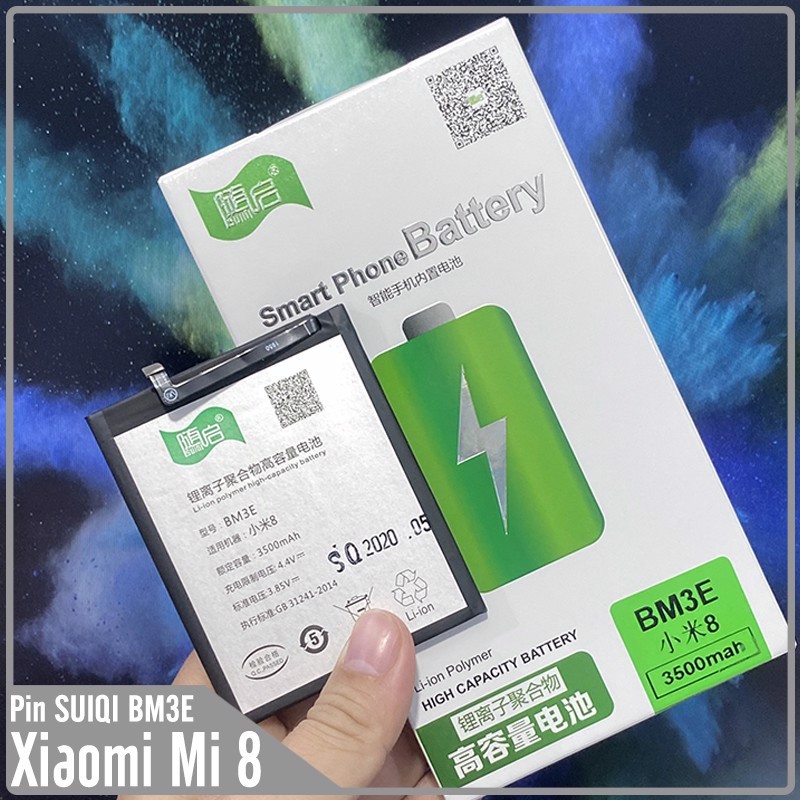 Pin Suiqi Li-ion thay thế cho Xiaomi Mi 8EE/Mi 8 Pro (BM3F) 3200mAh