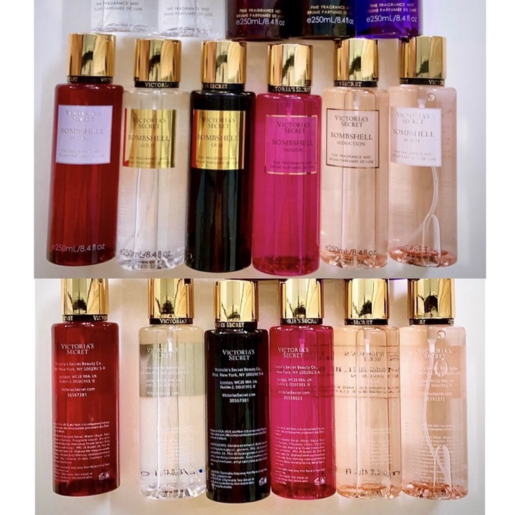 Xịt thơm nước hoa bodymist Victoria Bombshell Gold Intense seduction