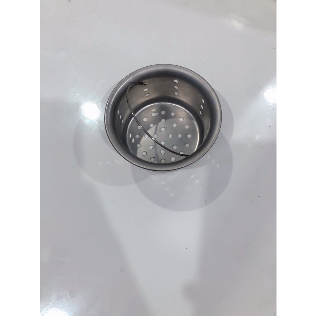 Lọc Rác bồn rửa chén inox có quai cầm tiện lợi - Dụng cụ lọc rác bồn rữa chén bằng inox , giỏ lọc rác