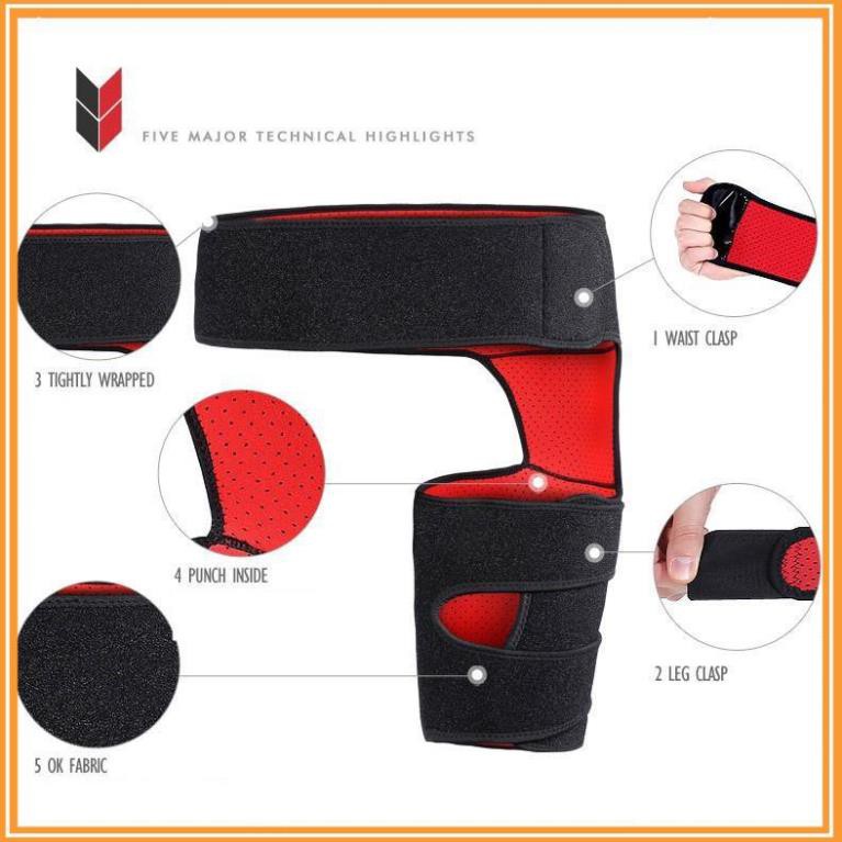 Đai cuốn đùi - bụng chống căng cơ, đai ống chân thể thao chuyên gym chính hãng AOLIKES AL 7958 - 7956 - 1 chiếc