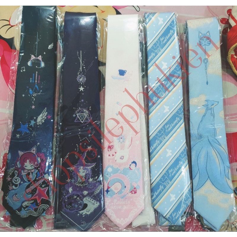 Cà vạt thiết kế /Nơ thiết kế có bling phong cách JK DK hàng chính hãng