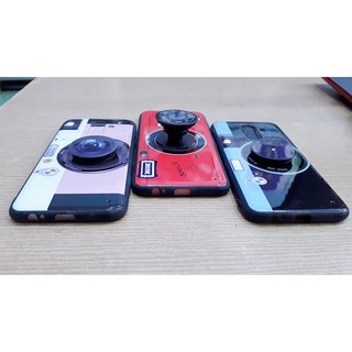 Ốp lưng Samsung Galaxy A6 Plus in hình camera kèm ring camera
