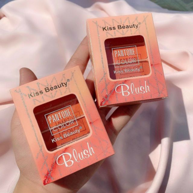 Phấn Má Hồng Kiss Beauty PANTONE Color 4 Ô | BigBuy360 - bigbuy360.vn