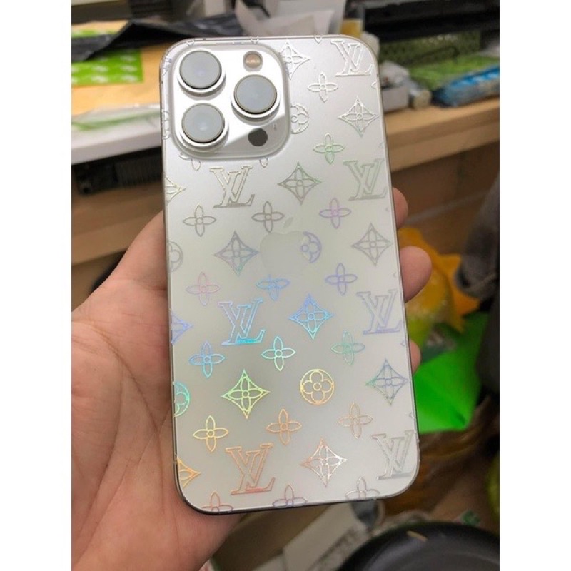 Miếng dán PPF chống va đập LV 7 màu cho iPhone 6 đến 14 Promax