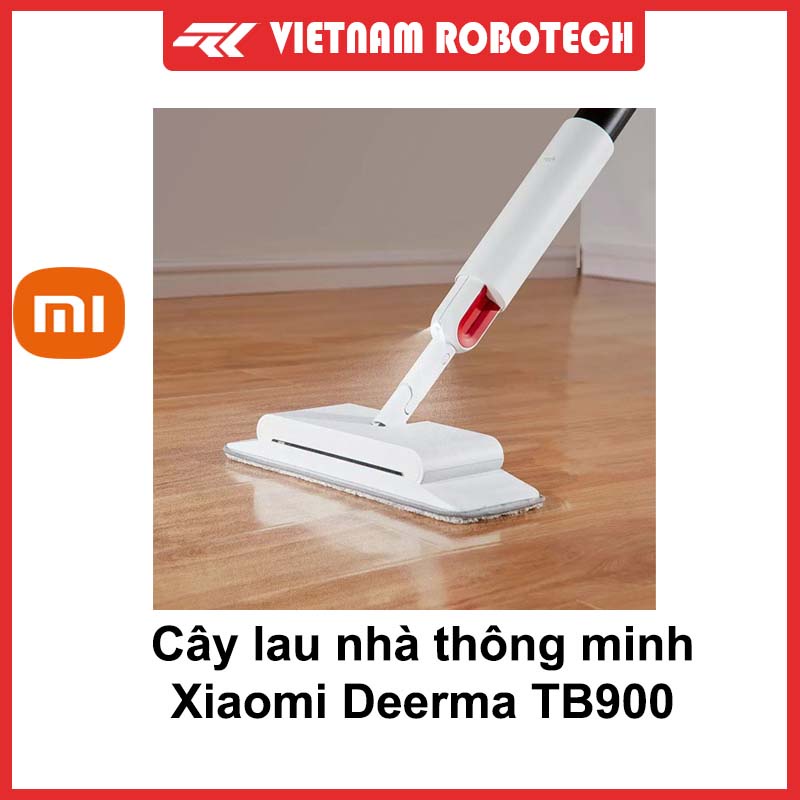 Cây lau nhà kiêm máy quét bụi Deerma Sweep Mop DEM-TB900