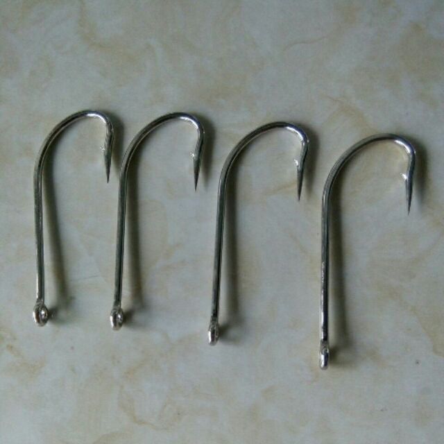 Combo 4 lưỡi câu cá chuối inox 100%.