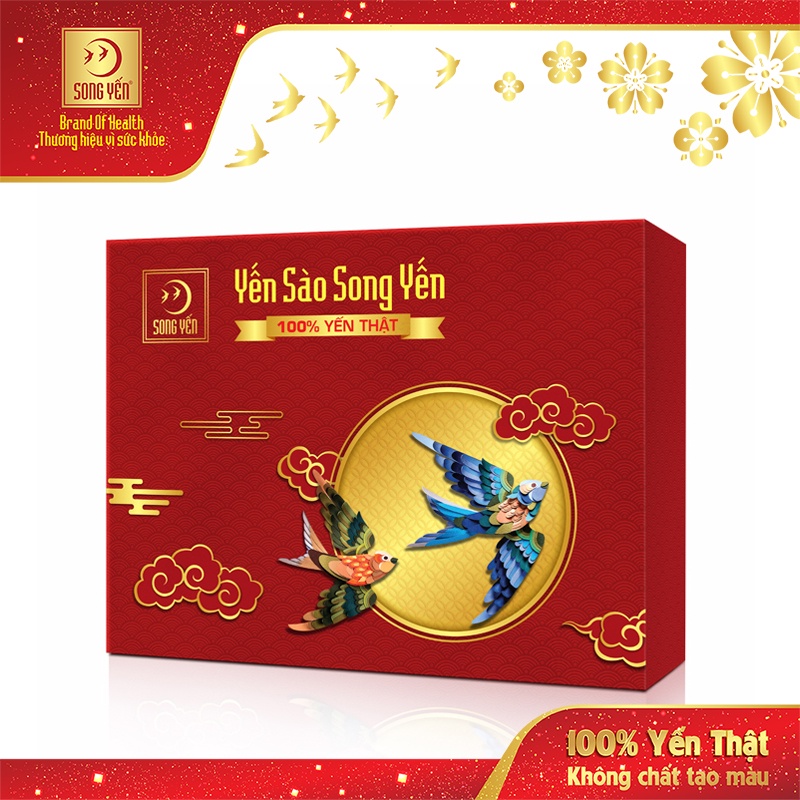 Tổ Yến Tinh Chế Song Yến - Hộp 100g