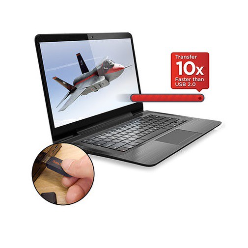 USB 3.0 SanDisk CZ490 Ultra Trek 64GB 130MB/s (Đen) - Hàng chính hãng | BigBuy360 - bigbuy360.vn