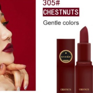 Son Lì Lipstick Kaxier màu #305 CHESTNUTS