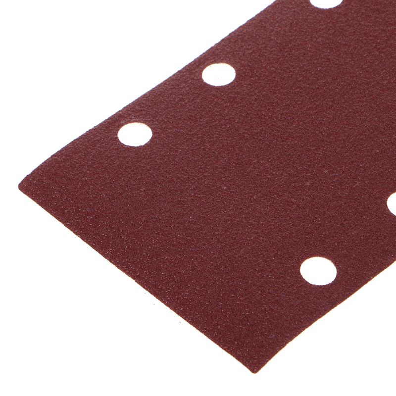 Set 5 Tấm Giấy Nhám Tự Dính Hình Vuông 8 Móc Và Vòng Nhẫn