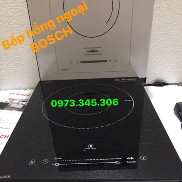 Bếp hồng ngoại đơn BOSCH PMI668 2300W Made in Germany KHÔNG KÉN NỒI Bảo hành 12 tháng