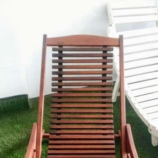 Ghế relax gỗ dành cho sân vườn