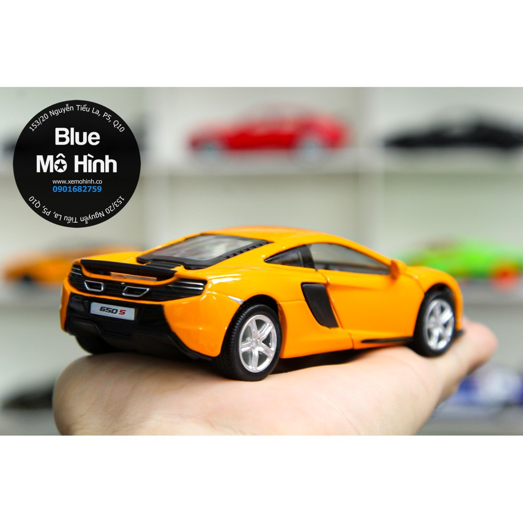 Blue mô hình | Mô hình xe Mclaren 650S 1:36 Cam