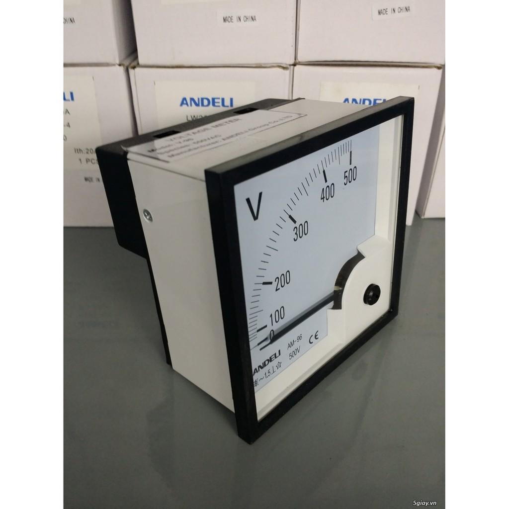 Đồng hồ Volt 0-500VAC Andeli