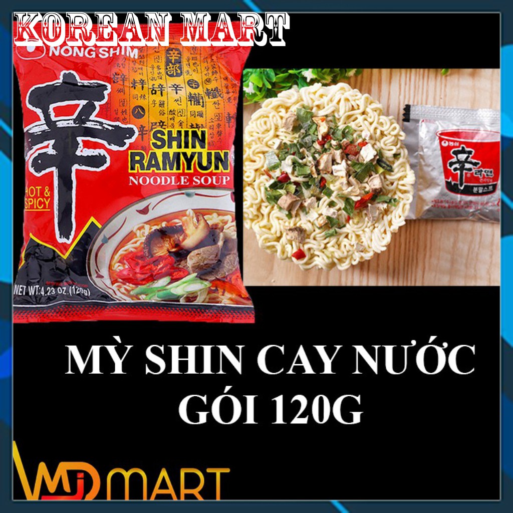 MỲ SHIN RAMYUN CAY NƯỚC HÀN QUỐC GÓI 120G