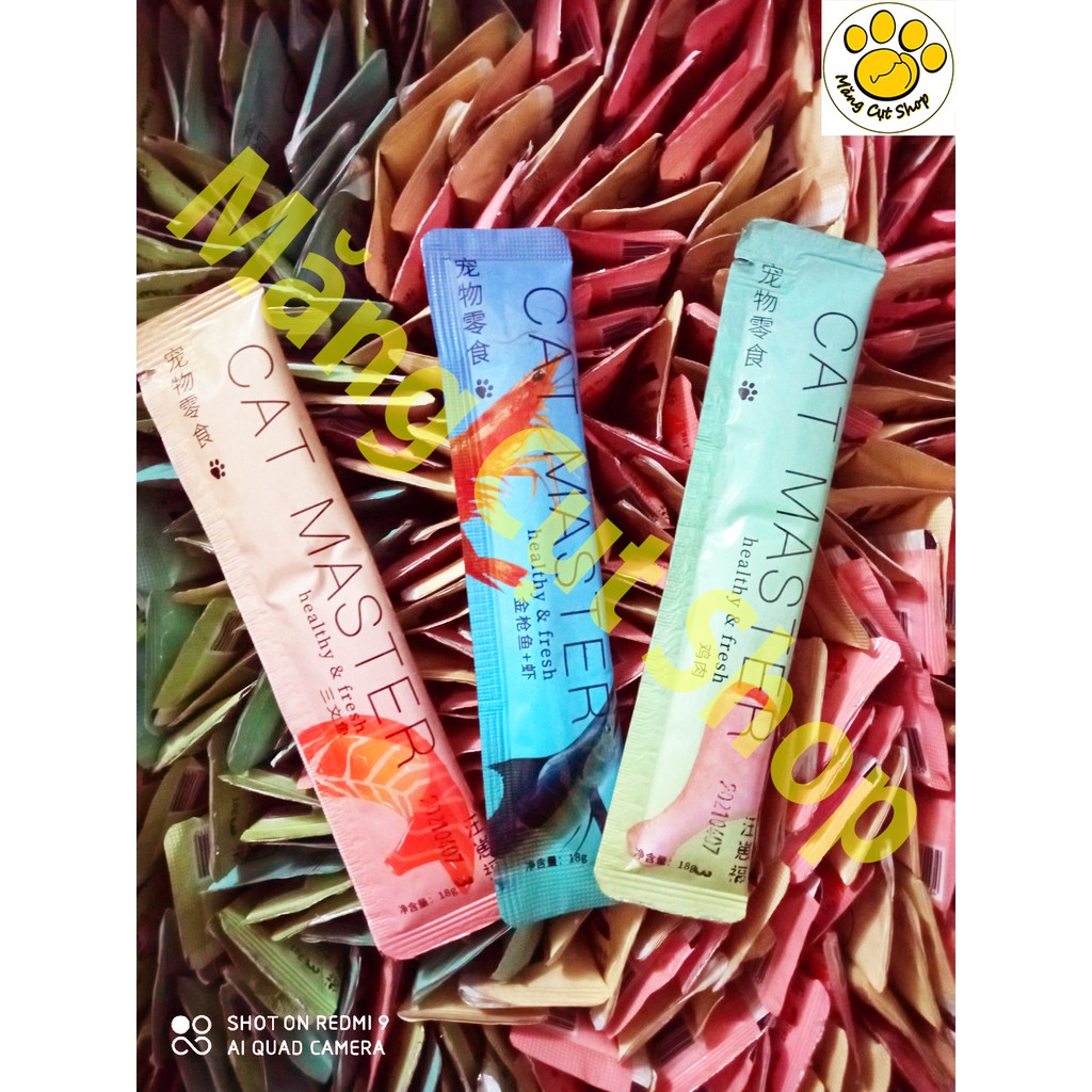 SOUP thưởng Cat Master gói 18 gam thanh lớn siêu ngon, súp thưởng cho chó mèo