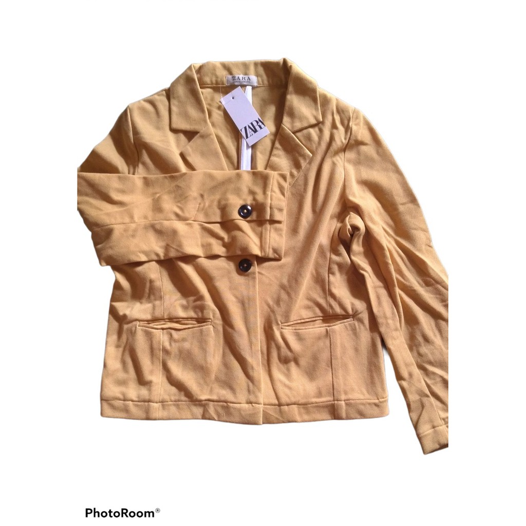 Áo khoác blazer dáng ngắn xuất dư