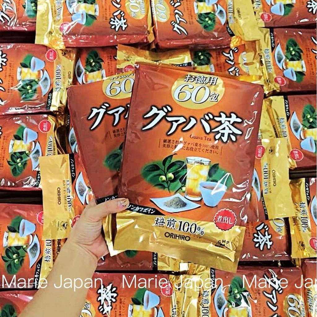 Trà Ổi Giảm Cân Orihiro Guava Tea Nhật Bản 60 Gói