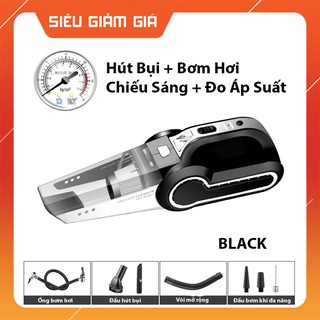 MÁY HÚT BỤI VÀ BƠM LỐP Ô TÔ 4IN1 K1014