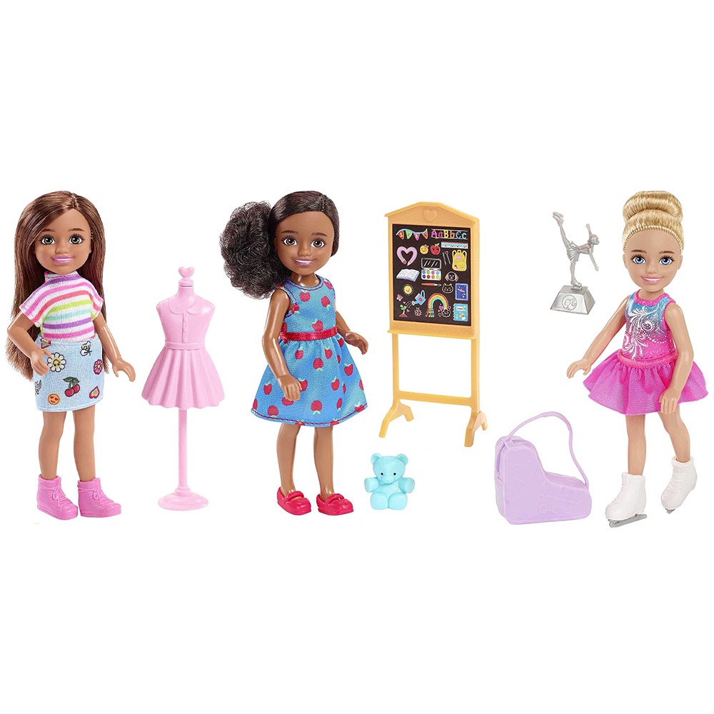 Búp Bê Barbie Chelsea Nghề Nghiệp Can Be Playset Nhiều Mẫu Set 2