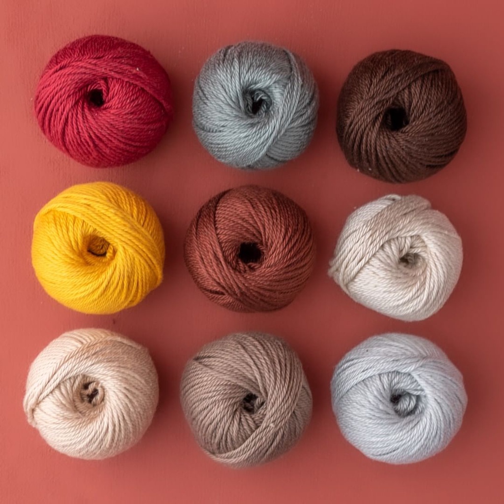 Len Cotton Yarn and Colors MUST-HAVE Minis 10g (Tông màu đậm)