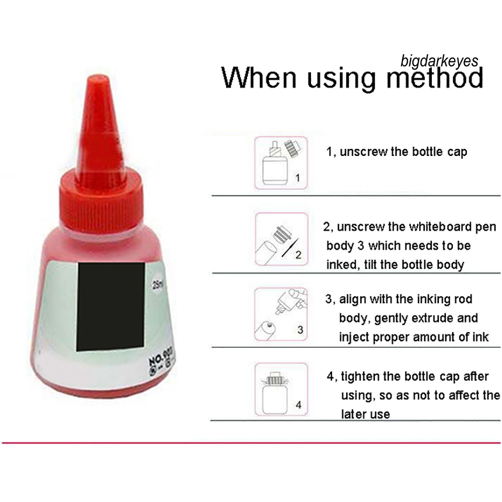 Bút Lông Viết Chữ Graffiti Vĩnh Viễn Màu Đen/Xanh Dương/Đỏ 25ml