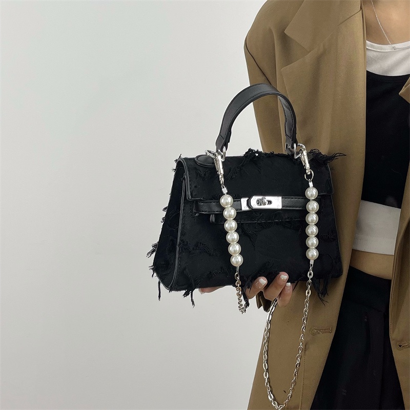 Túi Đeo Chéo Đính Ngọc Trai Thời Trang Dành Cho Nữ