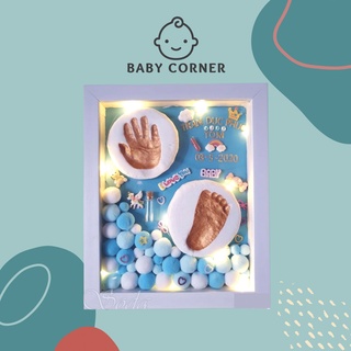 [Rẻ Nhất Shopee]👼🏻 Bộ in dấu chân tay cho bé 👧🏼