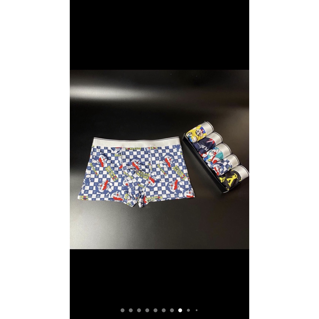 [ HỘP 4 CHIẾC . 5 CHIẾC SỊP HH] boxer nam họa tiết màuNGẪU NHIÊN ,chất kiệu thun lạnh thoáng mát ,co giãn, họa tiết cute