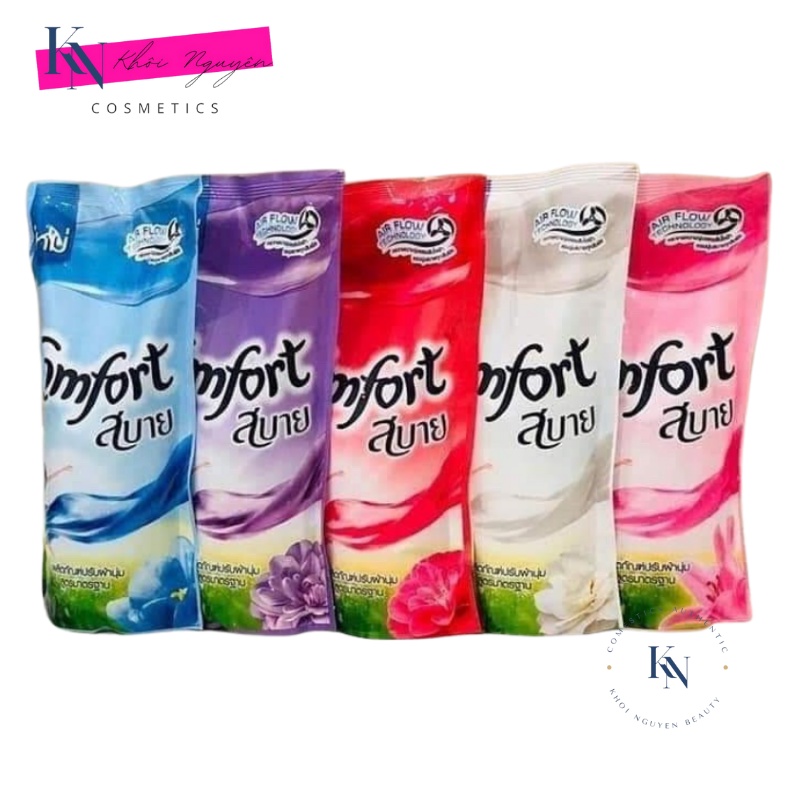 Nước xả vải Comfort Thái Lan Nước Làm Mềm Vải Túi 580ml