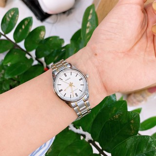 Đồng hồ nữ dây thép không gỉ Casio LTP-V005SG-7AUDF