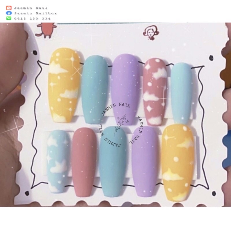 [Mã NHUQAD giảm 10% đơn 100k] Nailbox móng thiết kế sẵn có làm theo yêu cầu