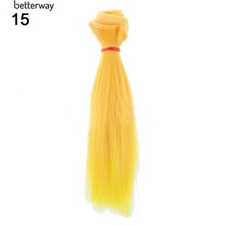 Tóc Giả Duỗi Thẳng Cho Búp Bê , Dài 15Cm