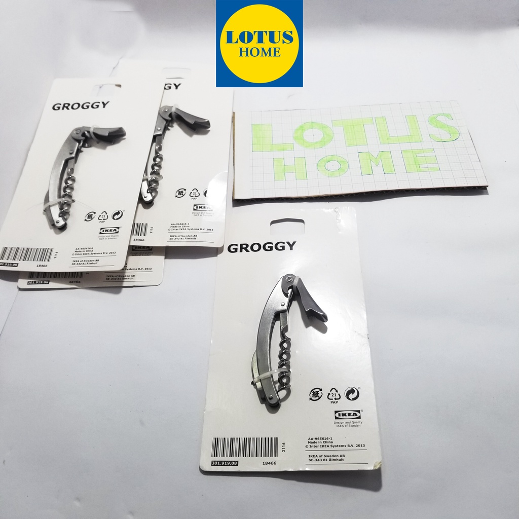 IKEA Dụng cụ mở rượu vang IKEA SEGELFISK mở nút chai