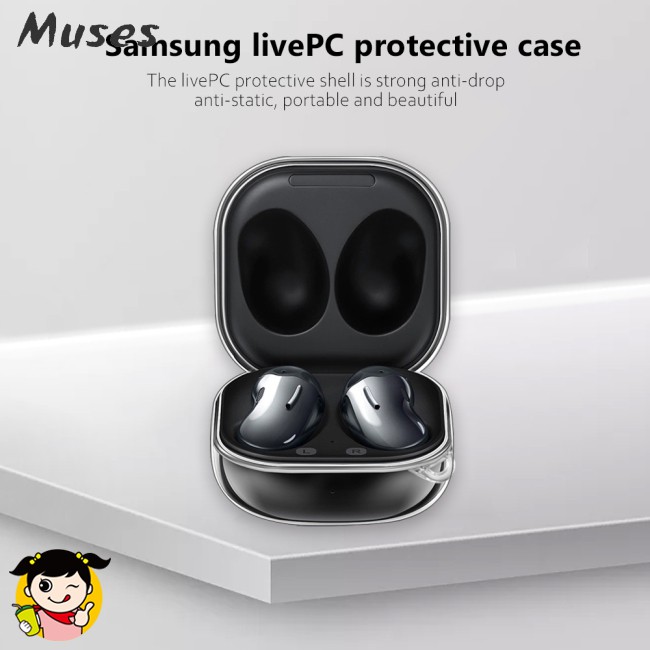 Vỏ Bảo Vệ Hộp Sạc Tai Nghe Samsung Galaxy Buds Live Bằng Pc Trong Suốt | BigBuy360 - bigbuy360.vn