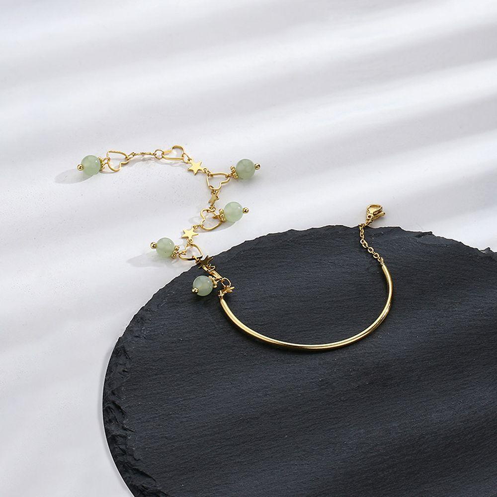 Vòng Tay Tua Rua Bằng Đồng Hình Trái Tim Dễ Thương Ngọt Ngào Cho Nữ