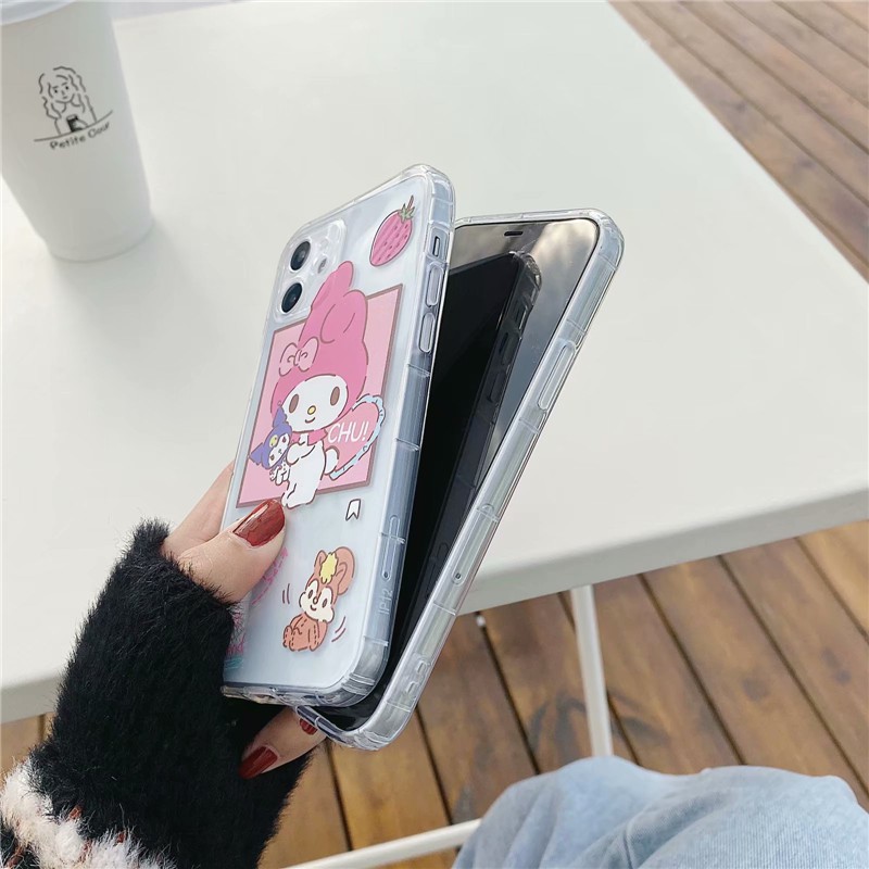 Ốp điện thoại mềm in hình melody thích hợp cho Iphone 12/13 Pro Max 7plus 8plus X Xr 11 Promax Xs Max Se2 I7 / 8