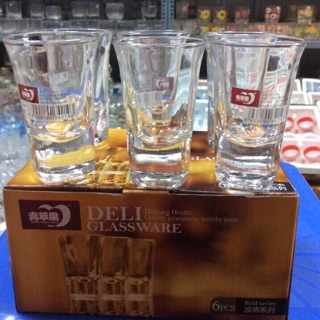 Bộ 6 cốc  thuỷ tinh cao cấp